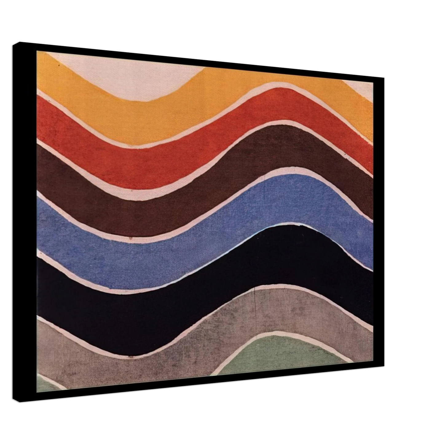 Sonia Delaunay - FABRIC PATTERN 1 Canvas - 20x30 cm / 8x12 inches-canvas