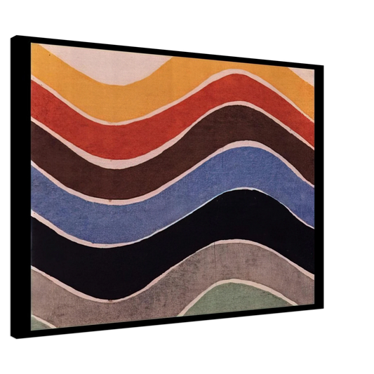 Sonia Delaunay - FABRIC PATTERN 1 Canvas - 20x30 cm / 8x12 inches-canvas