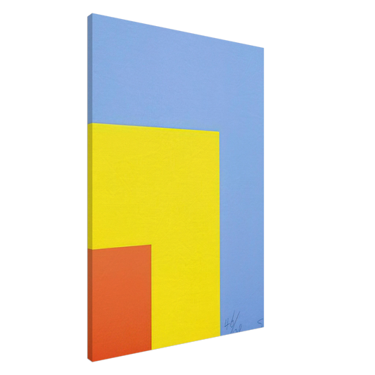 Ellsworth Kelly - Red Yellow Blue Canvas - 20x30 cm / 8x12 inches-canvas