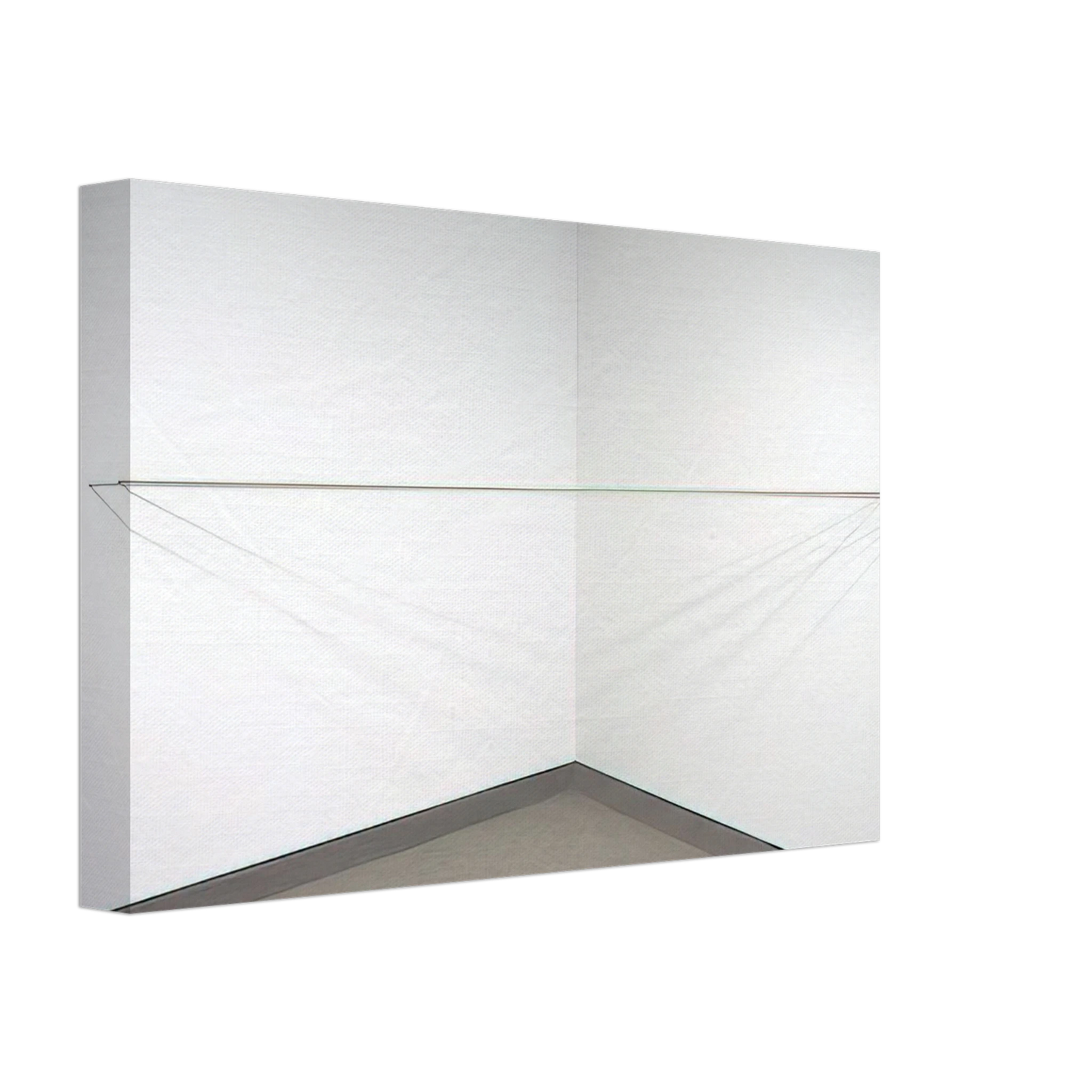 Fred Sandback - Untitled - 1972 Canvas - 40x60 cm / 16x24 inches-canvas