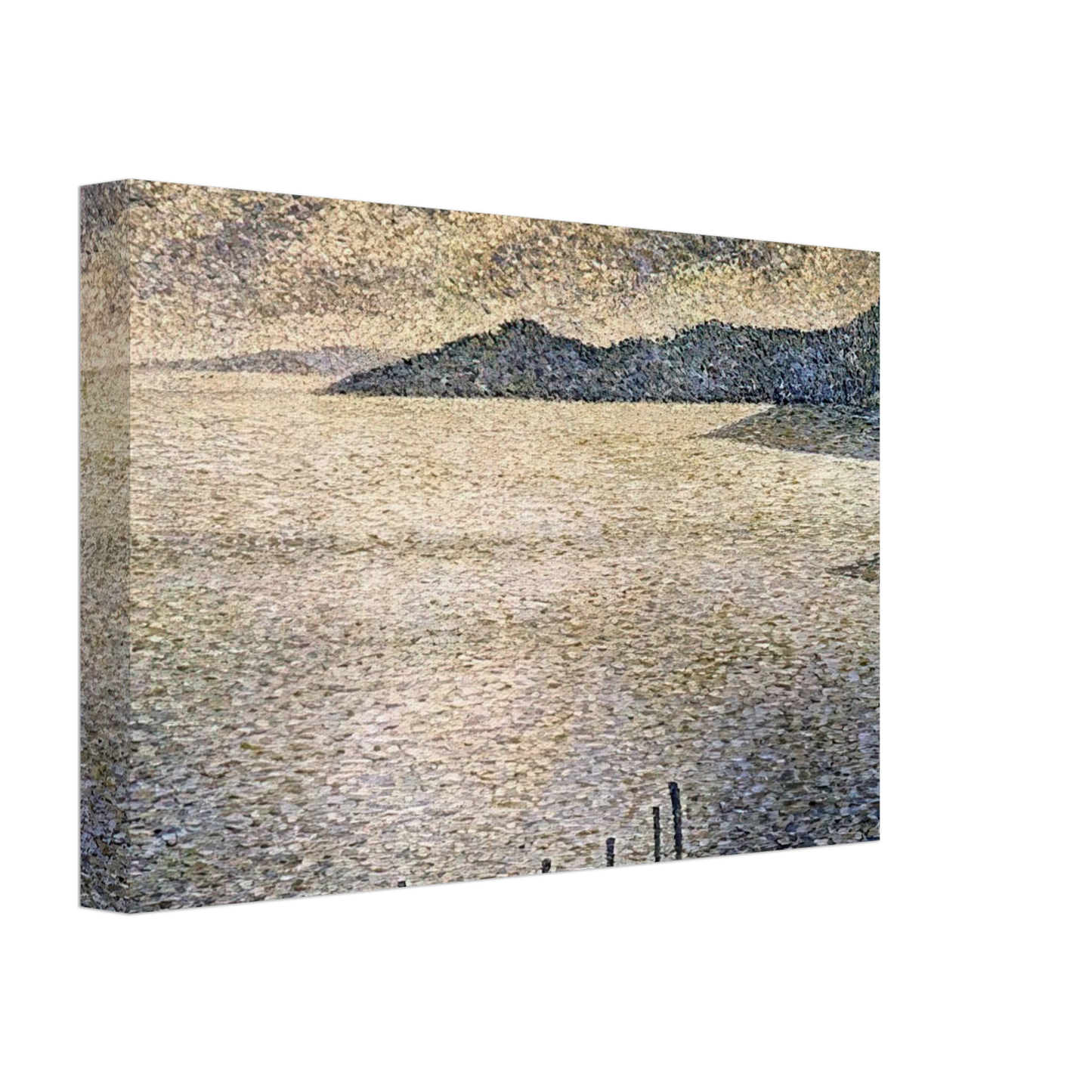 Theo van Rysselberghe - CHANNEL COAST 1892 Canvas - 40x60 cm / 16x24 inches-canvas