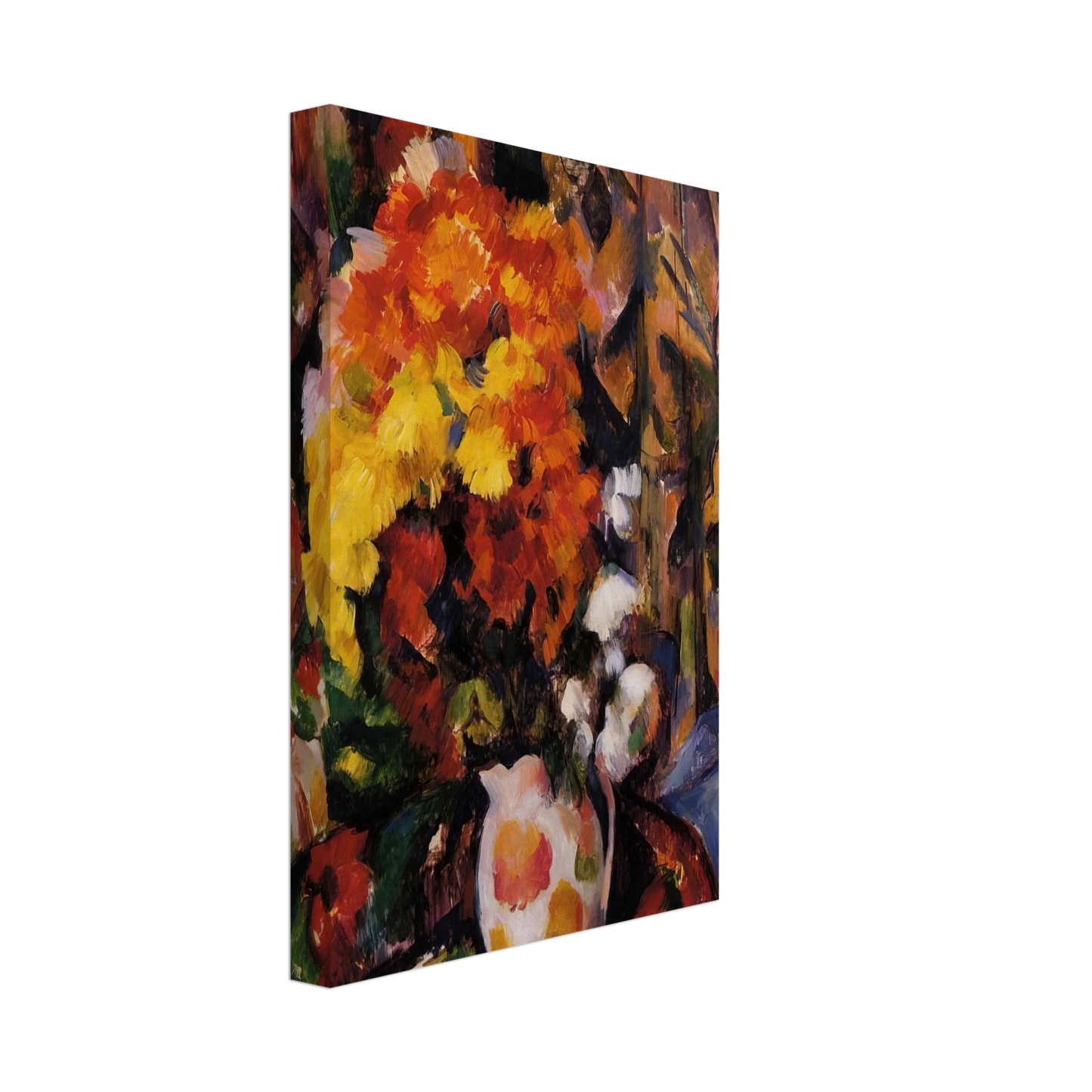 Paul Cezanne - Chrysanthemums Canvas - 40x60 cm / 16x24 inches-canvas