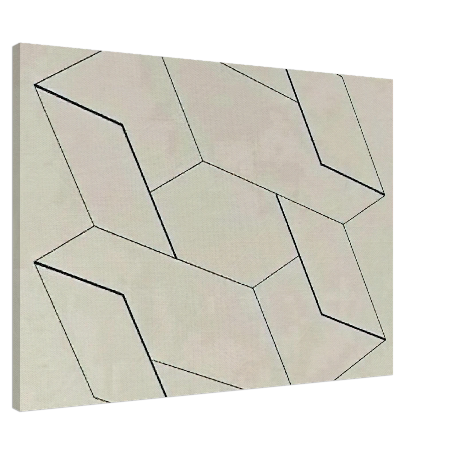 Josef Albers - STRUCTURAL CONSTELLATION 1955 0 Canvas - 20x30 cm / 8x12 inches-canvas