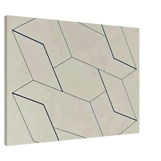 Josef Albers - STRUCTURAL CONSTELLATION 1955 0 Canvas - 20x30 cm / 8x12 inches-canvas