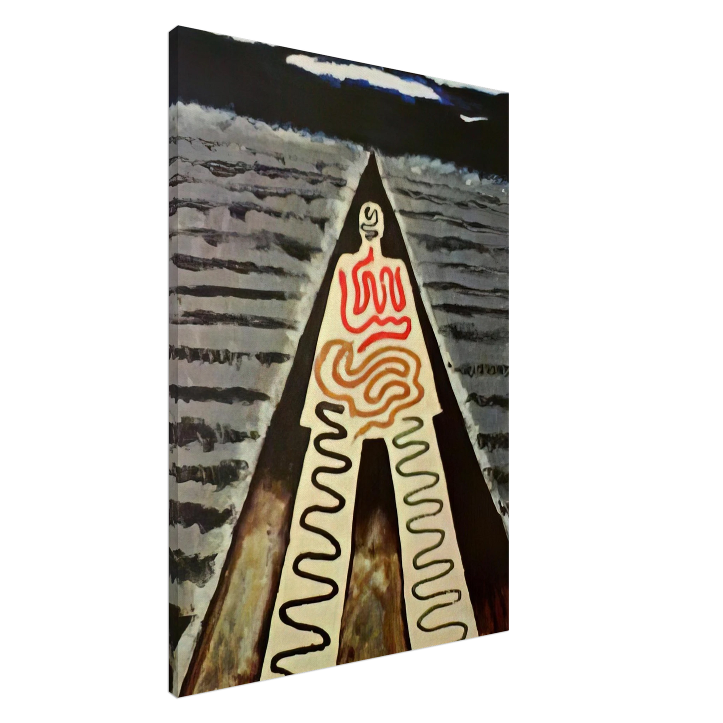 Man Ray - A NIGHT AT SAINT JEAN Canvas - 20x30 cm / 8x12 inches-canvas