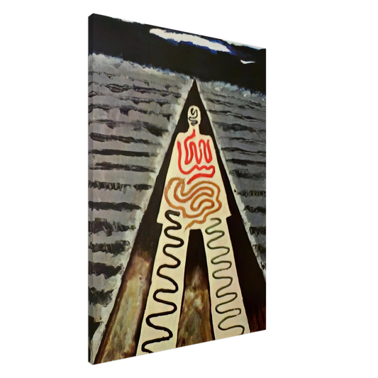 Man Ray - A NIGHT AT SAINT JEAN Canvas - 20x30 cm / 8x12 inches-canvas