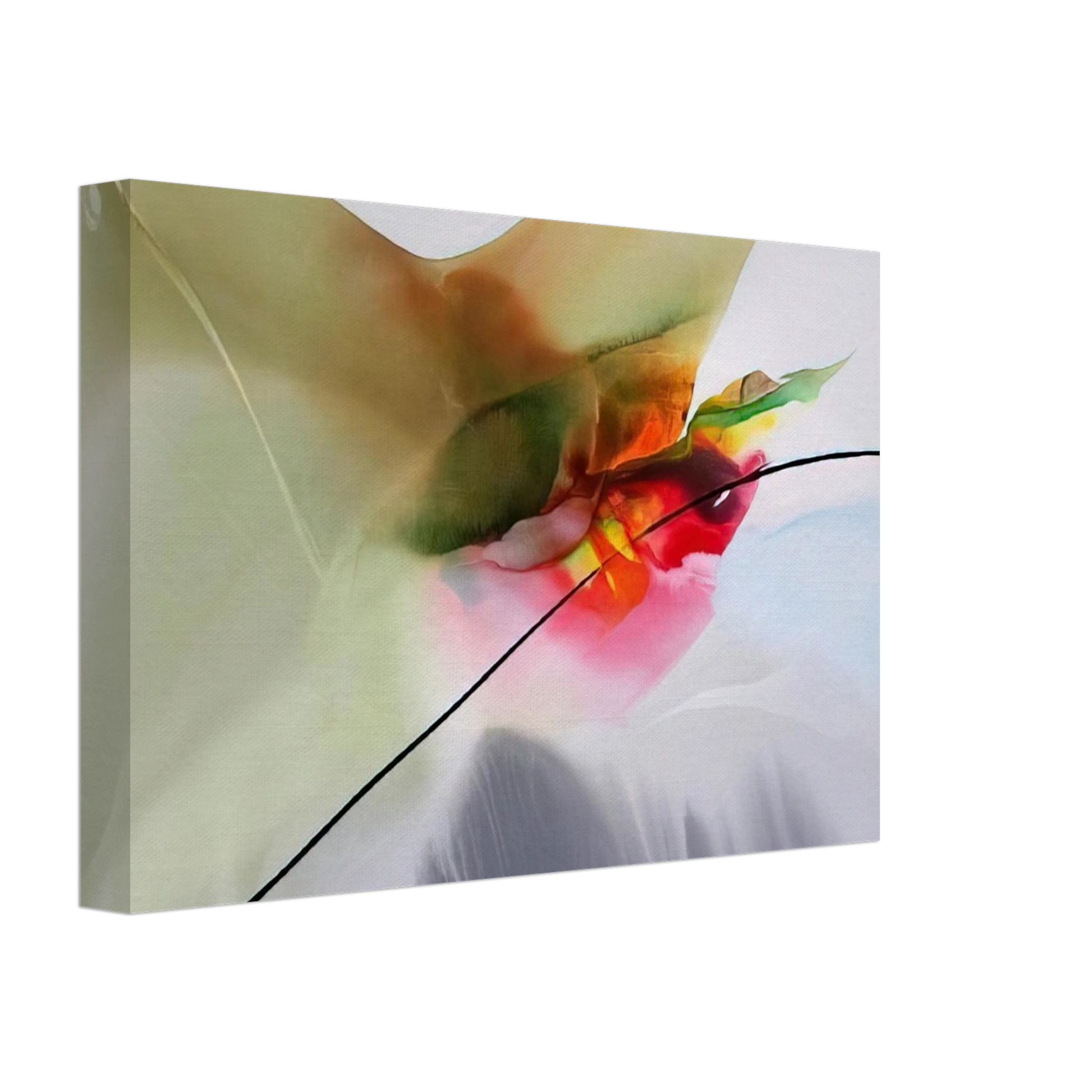 Paul Jenkins - Phenomena Sung Mantle - 1969 Canvas - 70x100 cm / 28x40 inches-canvas