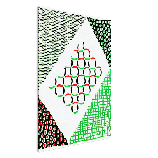 Sonia Delaunay - COMPOSITION 19 Canvas - 20x30 cm / 8x12 inches-canvas