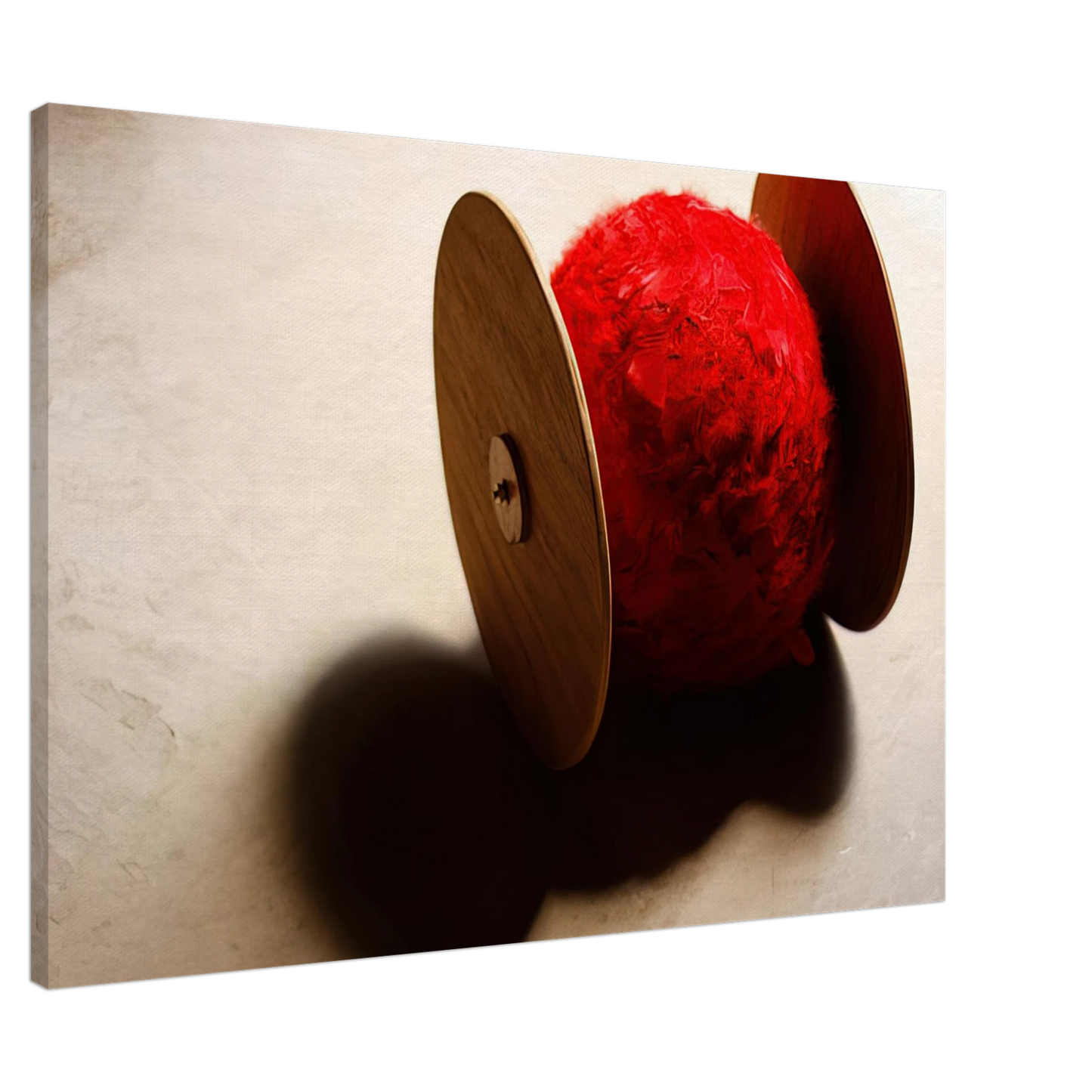 Lygia Pape - Wheels with ball - 2001 Canvas - 20x30 cm / 8x12 inches-canvas