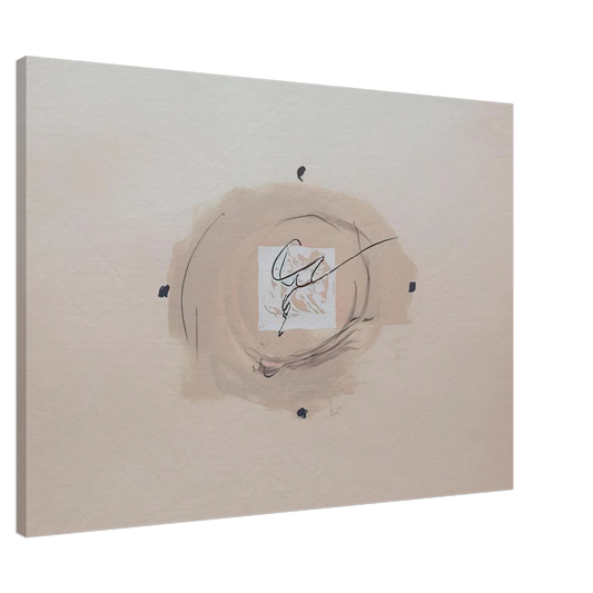 Antoni Tapies - NOCTURN MATINAL 1970 Canvas - 20x30 cm / 8x12 inches-canvas
