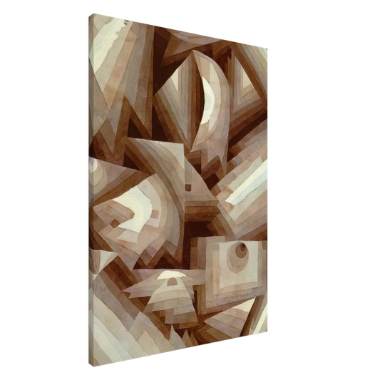 Paul Klee - CRYSTAL 1921 Canvas - 20x30 cm / 8x12 inches-canvas