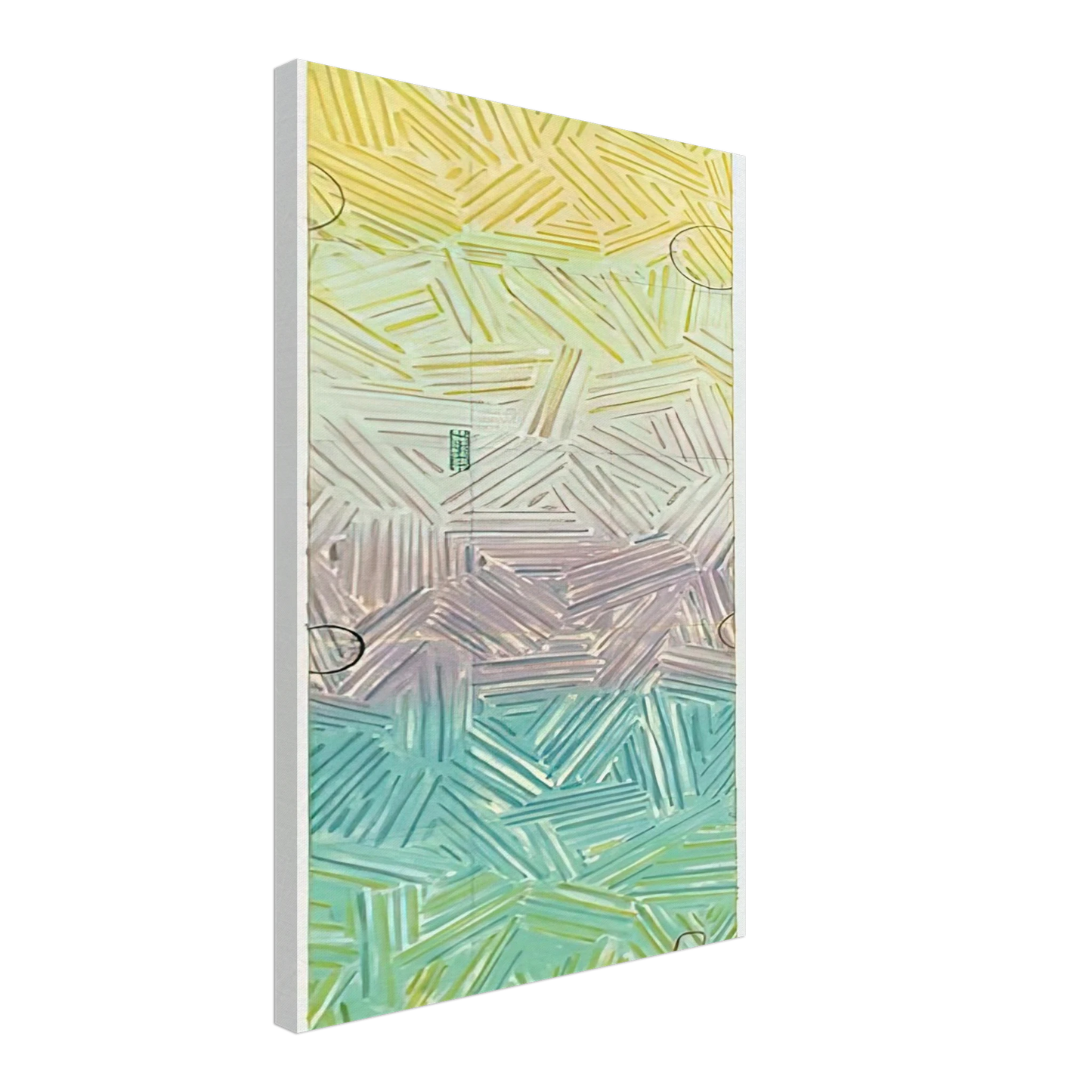 Jasper Johns - USUYUKI ULAE 211 Canvas - 40x60 cm / 16x24 inches-canvas