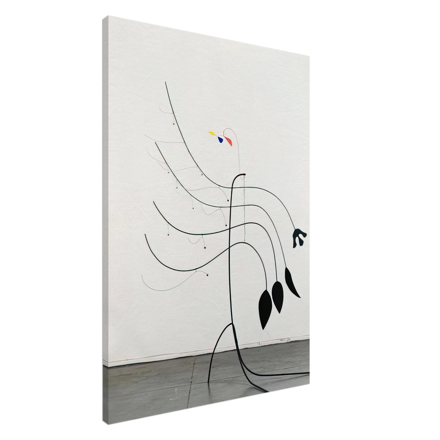 Alexander Calder - FOUR LEAVES AND THREE PETALS 1939 Canvas - 20x30 cm / 8x12 inches-canvas