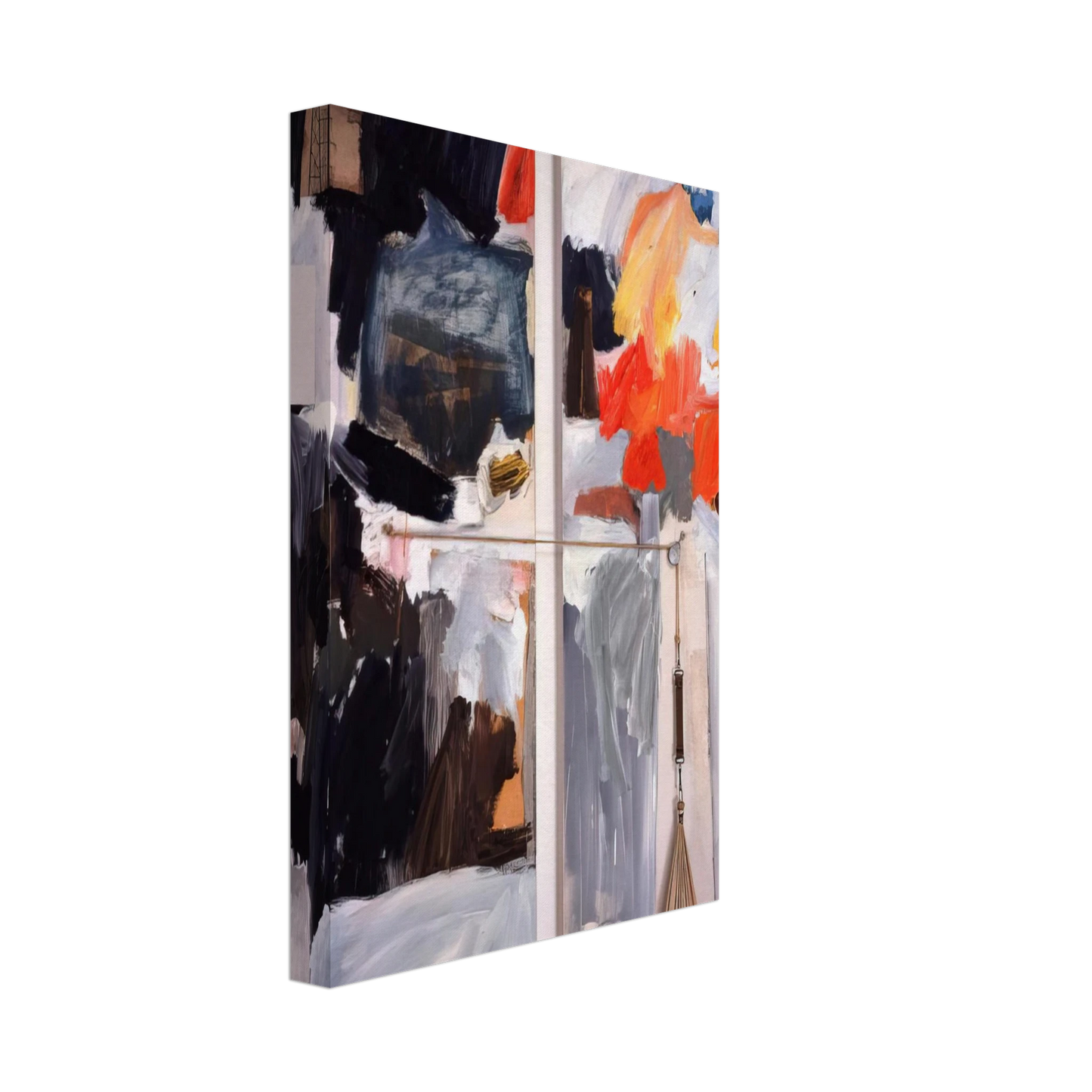 Robert Rauschenberg - STUDIO PAINTING 1961 1 Canvas - 70x100 cm / 28x40 inches-canvas