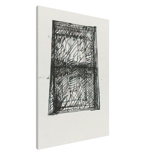 Brice Marden - Suicide Notes - 1972 Canvas - 20x30 cm / 8x12 inches-canvas