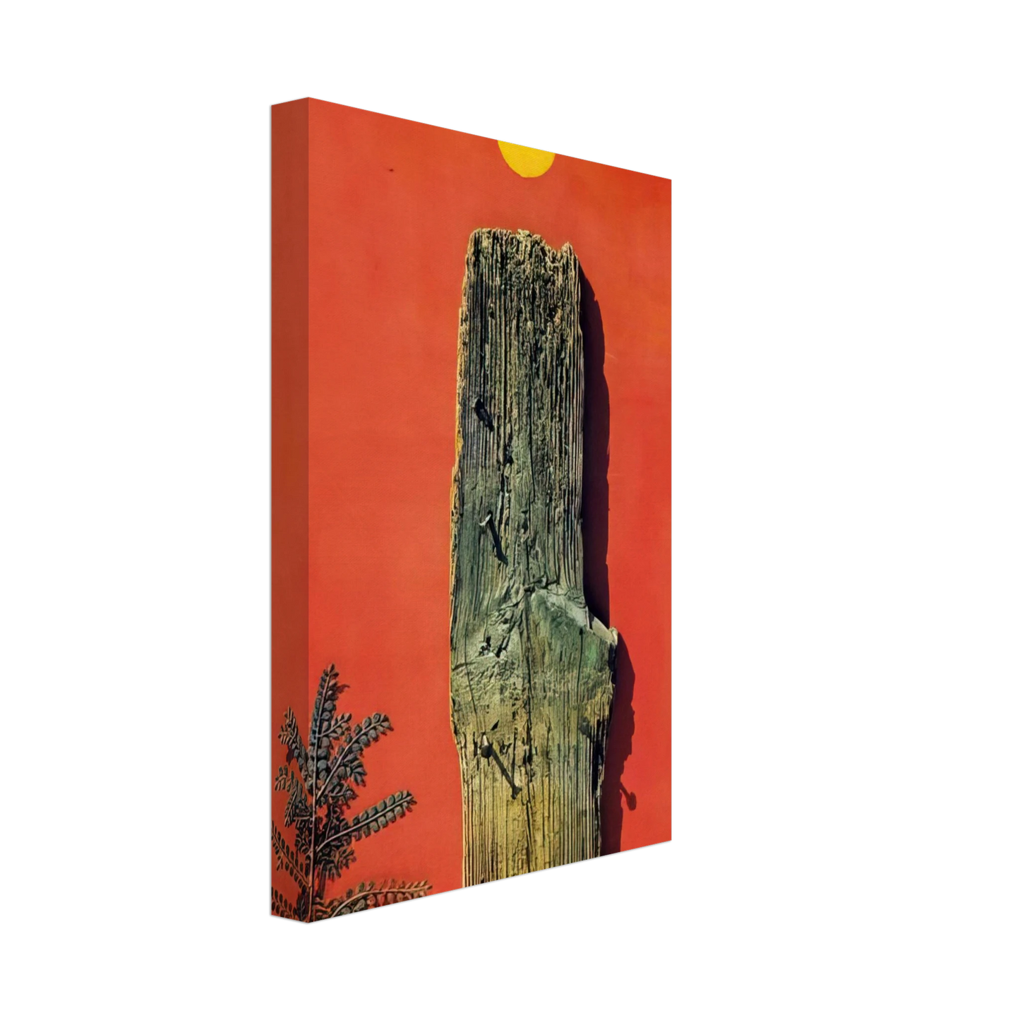 Max Ernst - Red Forest Canvas - 70x100 cm / 28x40 inches-canvas