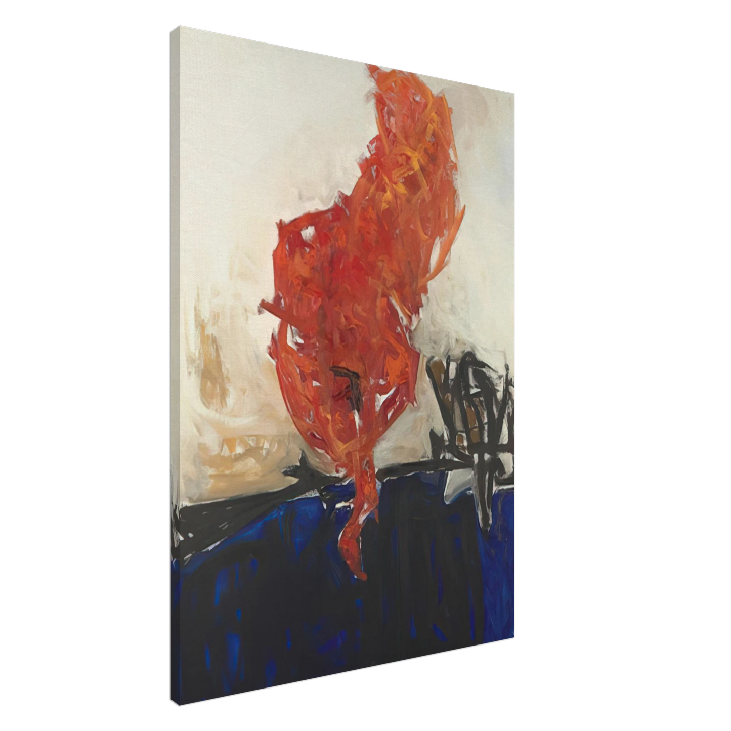 Theodoros Stamos - Home of the Sun - 1957 Canvas - 20x30 cm / 8x12 inches-canvas