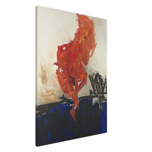 Theodoros Stamos - Home of the Sun - 1957 Canvas - 20x30 cm / 8x12 inches-canvas