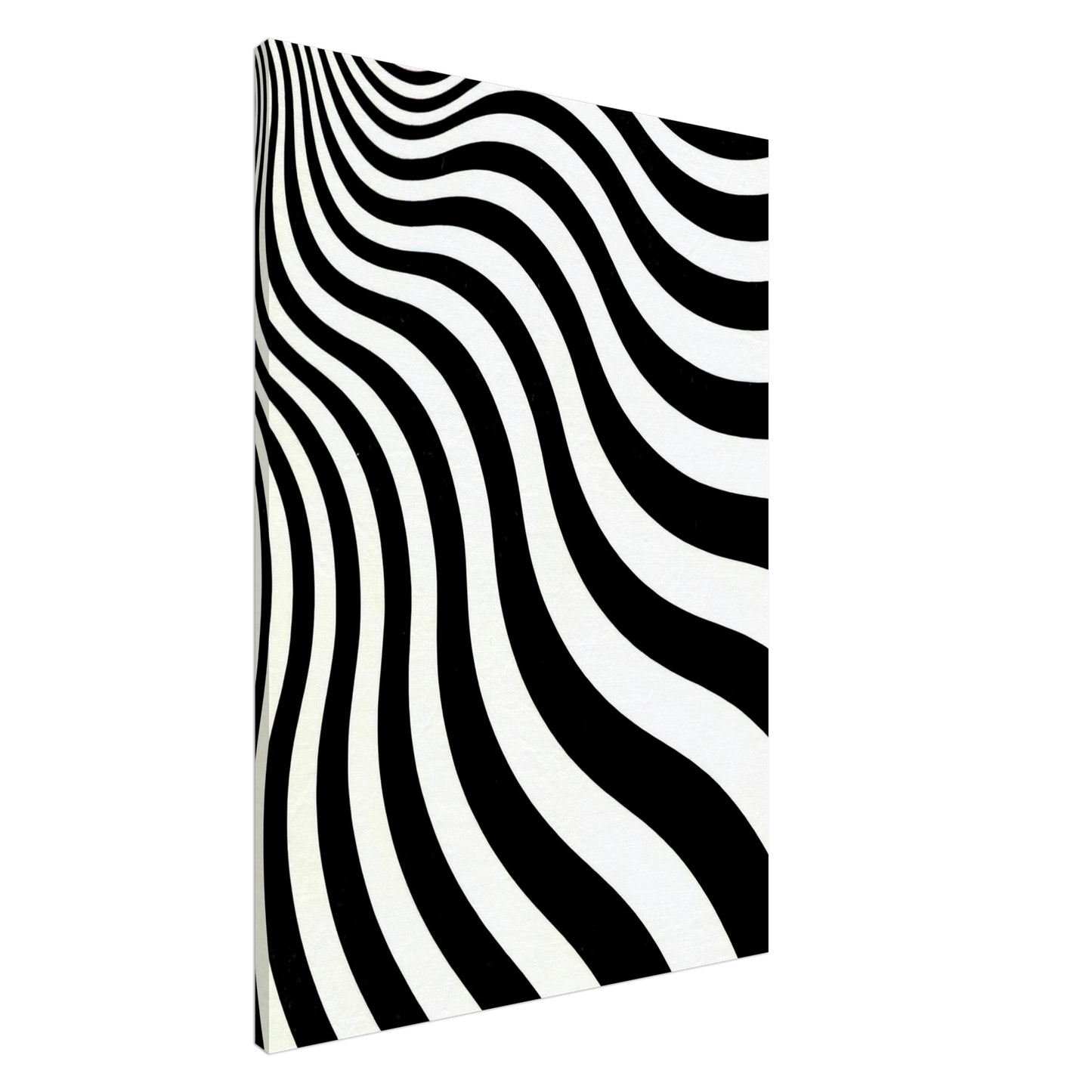 Bridget Riley - INTAKE 1964 Canvas - 20x30 cm / 8x12 inches-canvas