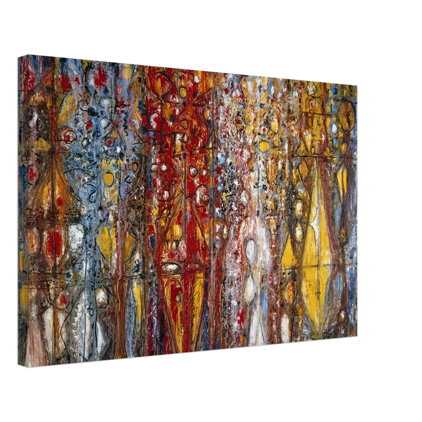 Richard Pousette-Dart - Blood Wedding Canvas - 70x100 cm / 28x40 inches-canvas