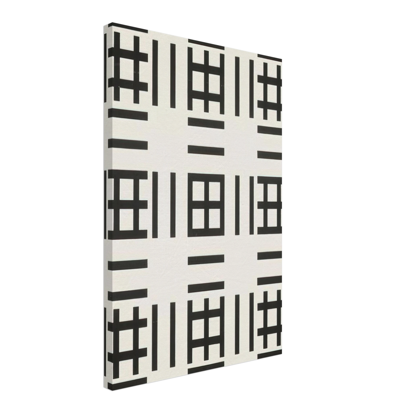 Francois Morellet - Serigraphie unique au monde - 1970 Canvas - 40x60 cm / 16x24 inches-canvas