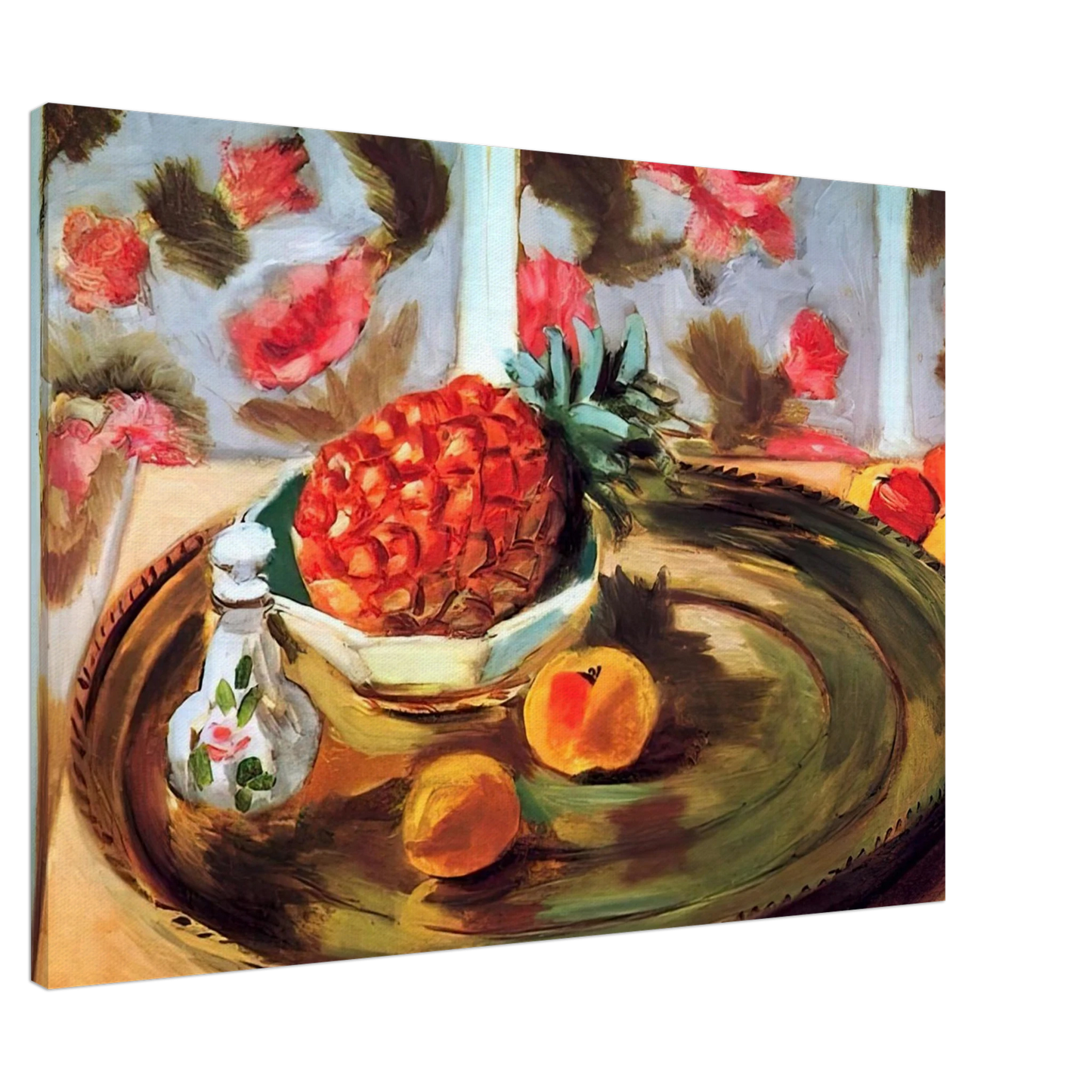 Henri Matisse - STILL LIFE WITH PINEAPPLE 1924 Canvas - 20x30 cm / 8x12 inches-canvas