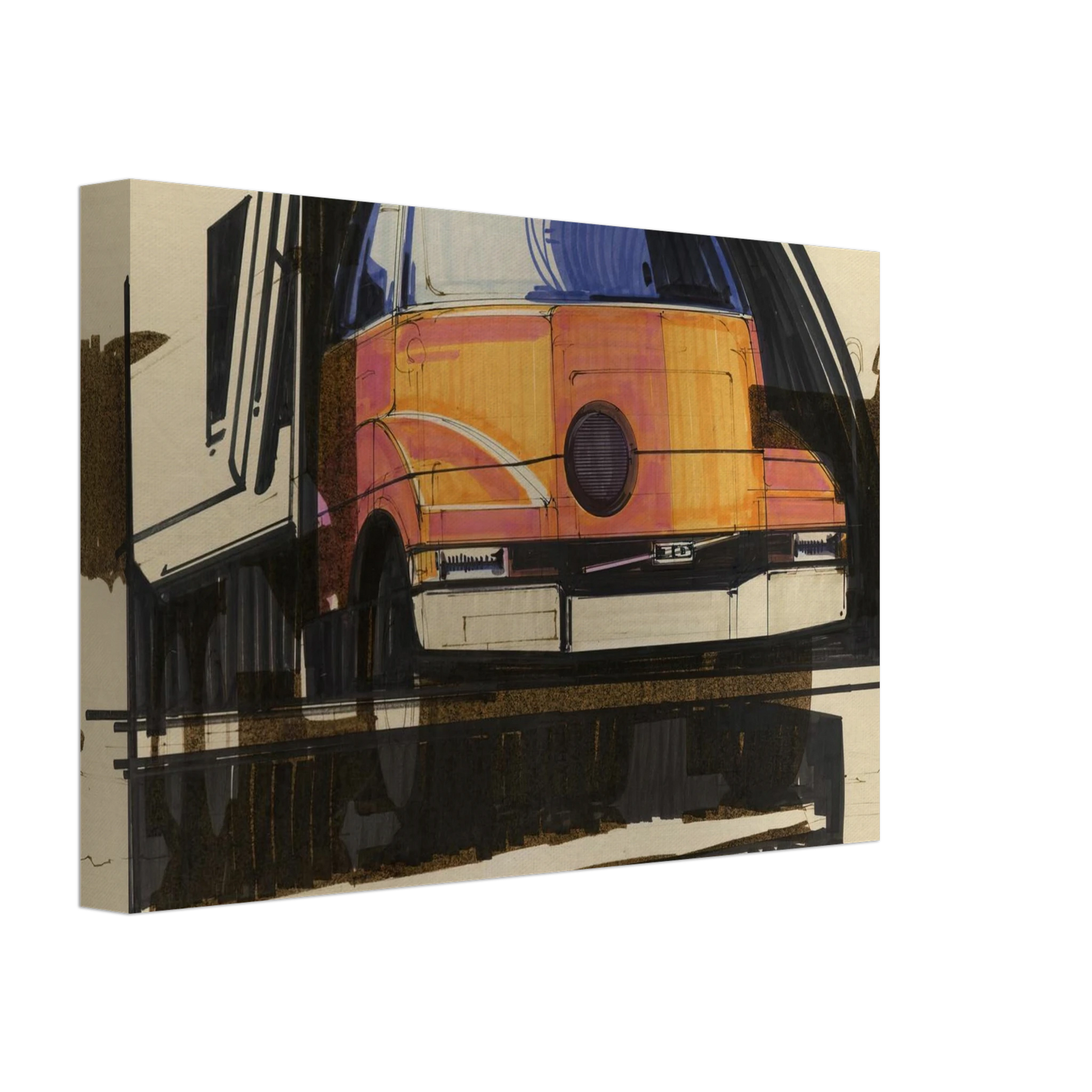 Syd Mead - Syd Mead Canvas - 40x60 cm / 16x24 inches-canvas