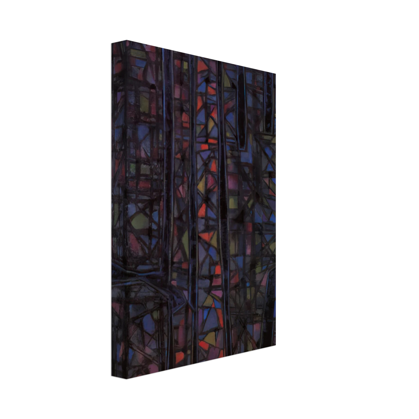 Alfred Manessier - Recueillement nocturne II - 1952 Canvas - 40x60 cm / 16x24 inches-canvas