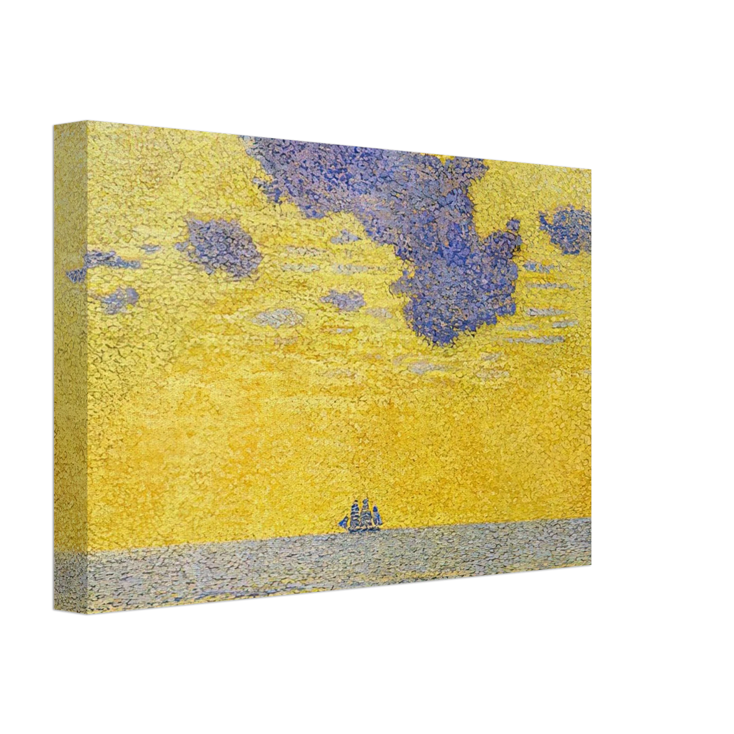 Theo van Rysselberghe - BIG CLOUDS 1893 Canvas - 70x100 cm / 28x40 inches-canvas