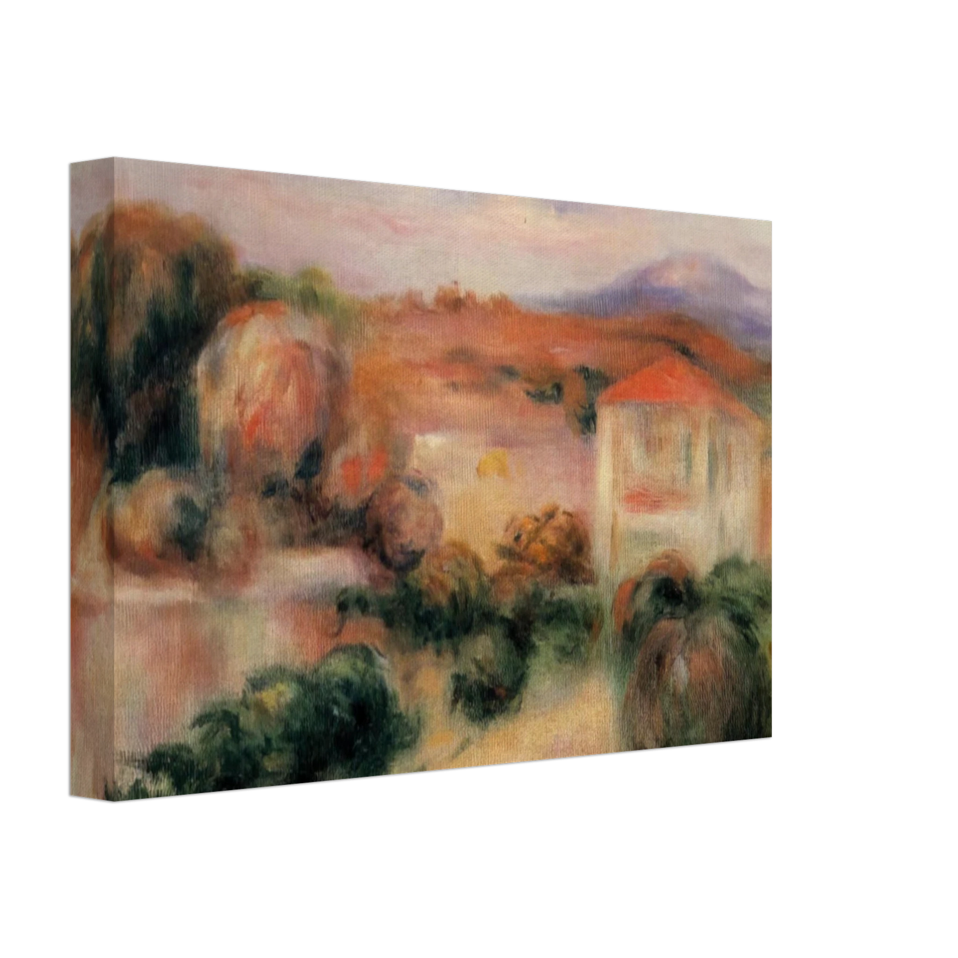 Pierre-Auguste Renoir - White Houses Canvas - 40x60 cm / 16x24 inches-canvas