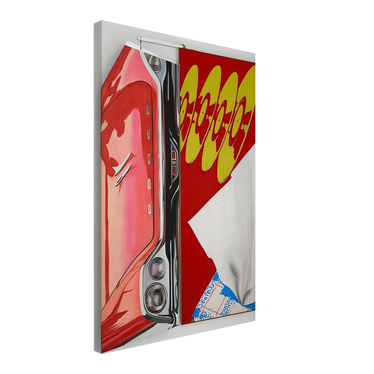 James Rosenquist - Disks Canvas - 70x100 cm / 28x40 inches-canvas