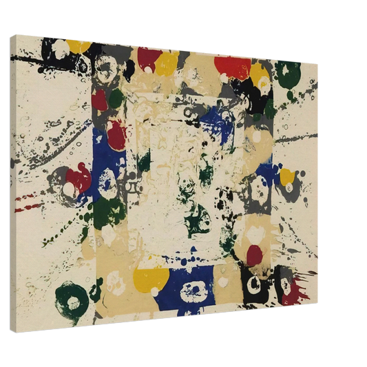 Sam Francis - Untitled  SF143S  Canvas - 20x30 cm / 8x12 inches-canvas