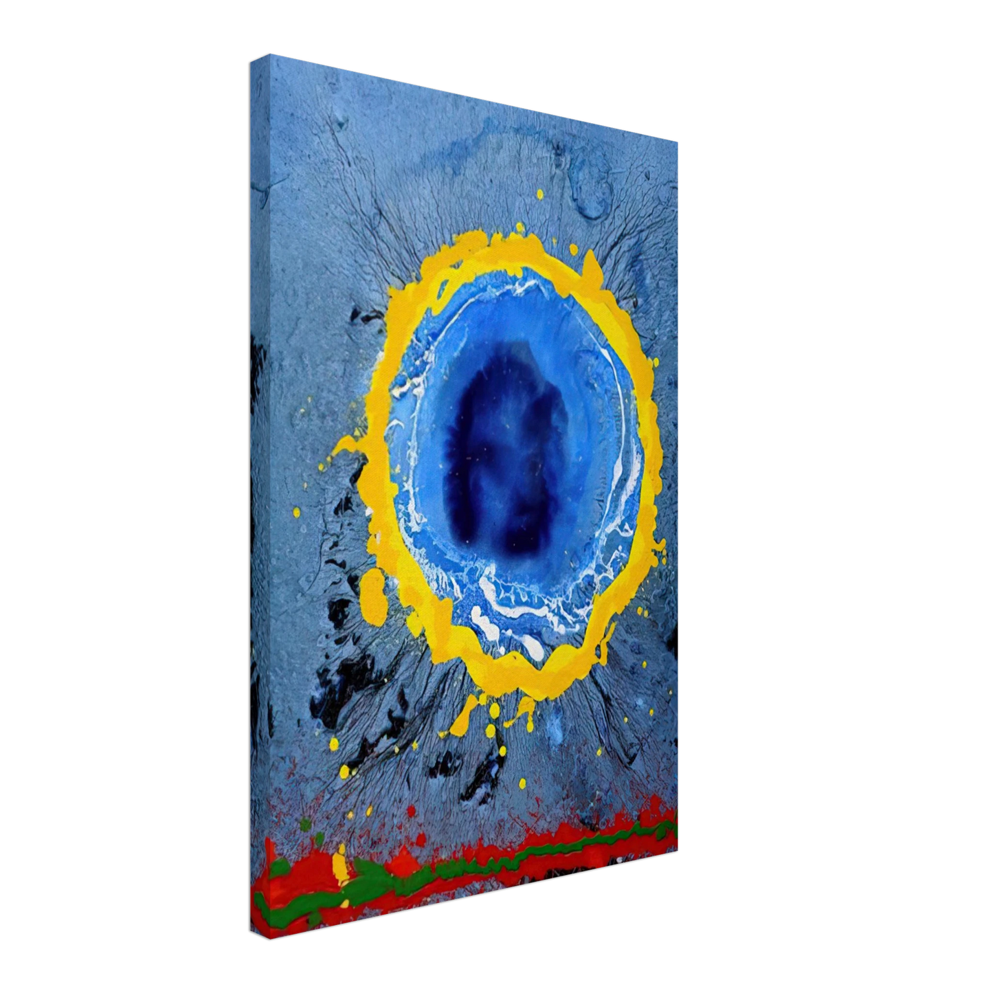 John Hoyland - Moon's Milk - 2009 Canvas - 70x100 cm / 28x40 inches-canvas