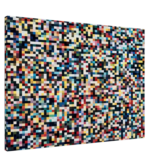 Gerhard Richter - 4096 COLOURS 1974 Canvas - 20x30 cm / 8x12 inches-canvas