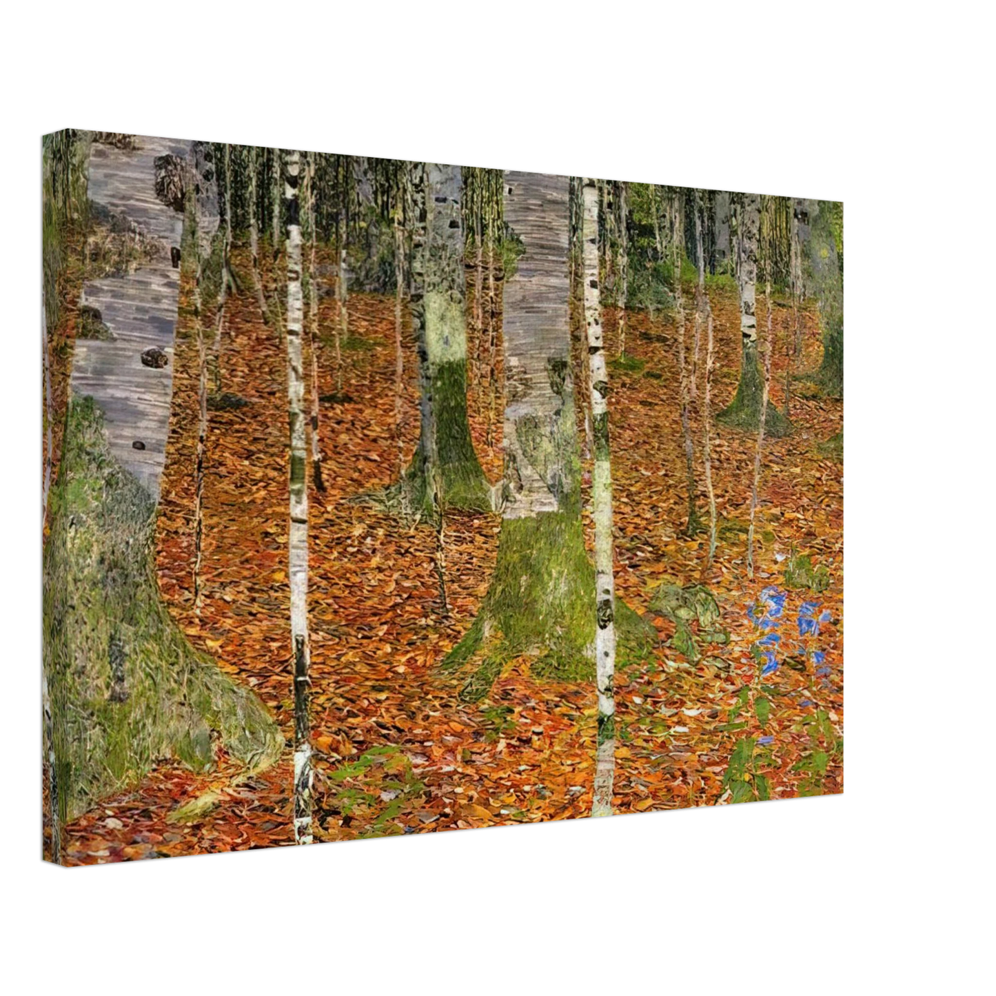 Gustav Klimt - FARMHOUSE WITH BIRCH TREES 1903 Canvas - 70x100 cm / 28x40 inches-canvas