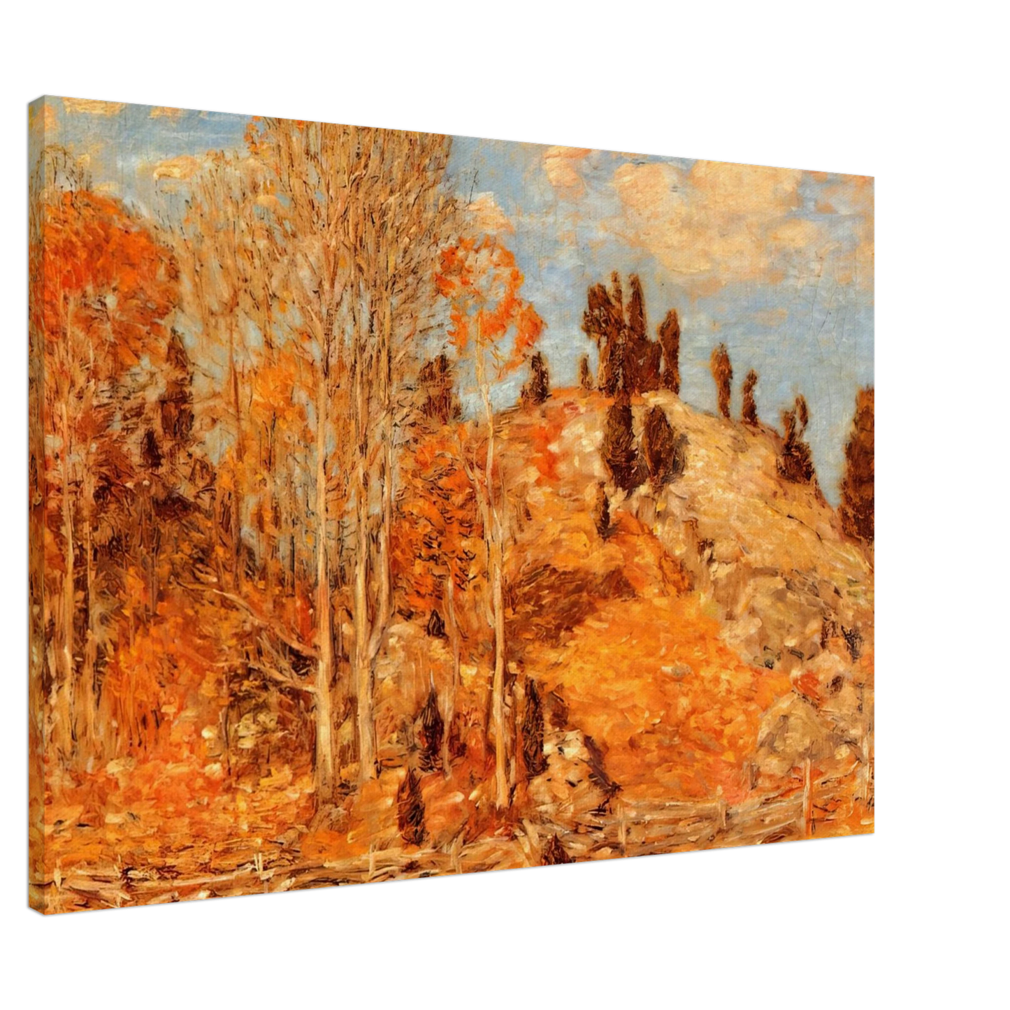 Childe Hassam - The Cedar Lot, Old Lyme Canvas - 20x30 cm / 8x12 inches-canvas