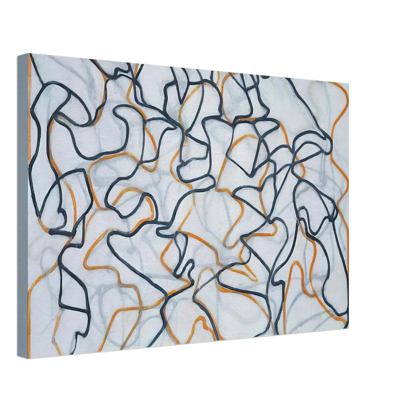 Brice Marden - White Ground Letter - 2010 Canvas - 70x100 cm / 28x40 inches-canvas
