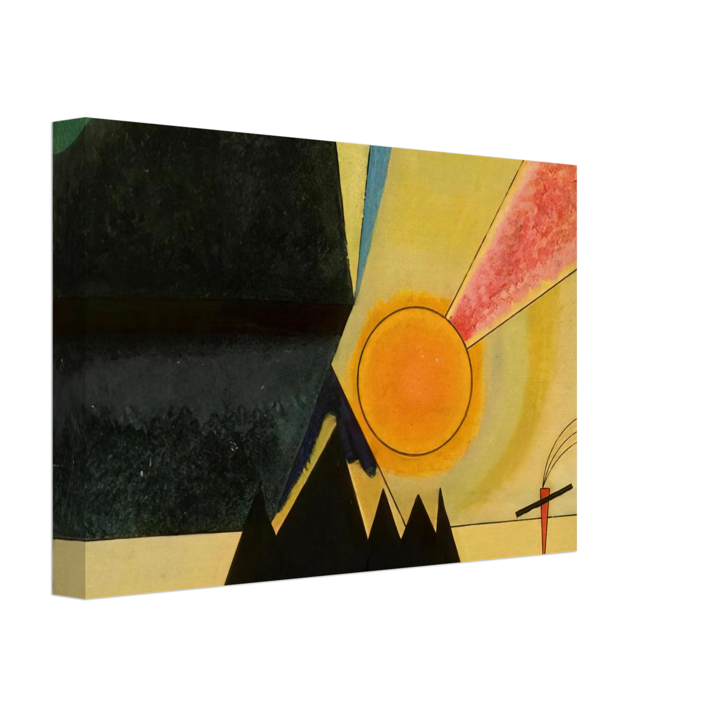 Wassily Kandinsky - DEVELOPMENT 1926 Canvas - 40x60 cm / 16x24 inches-canvas