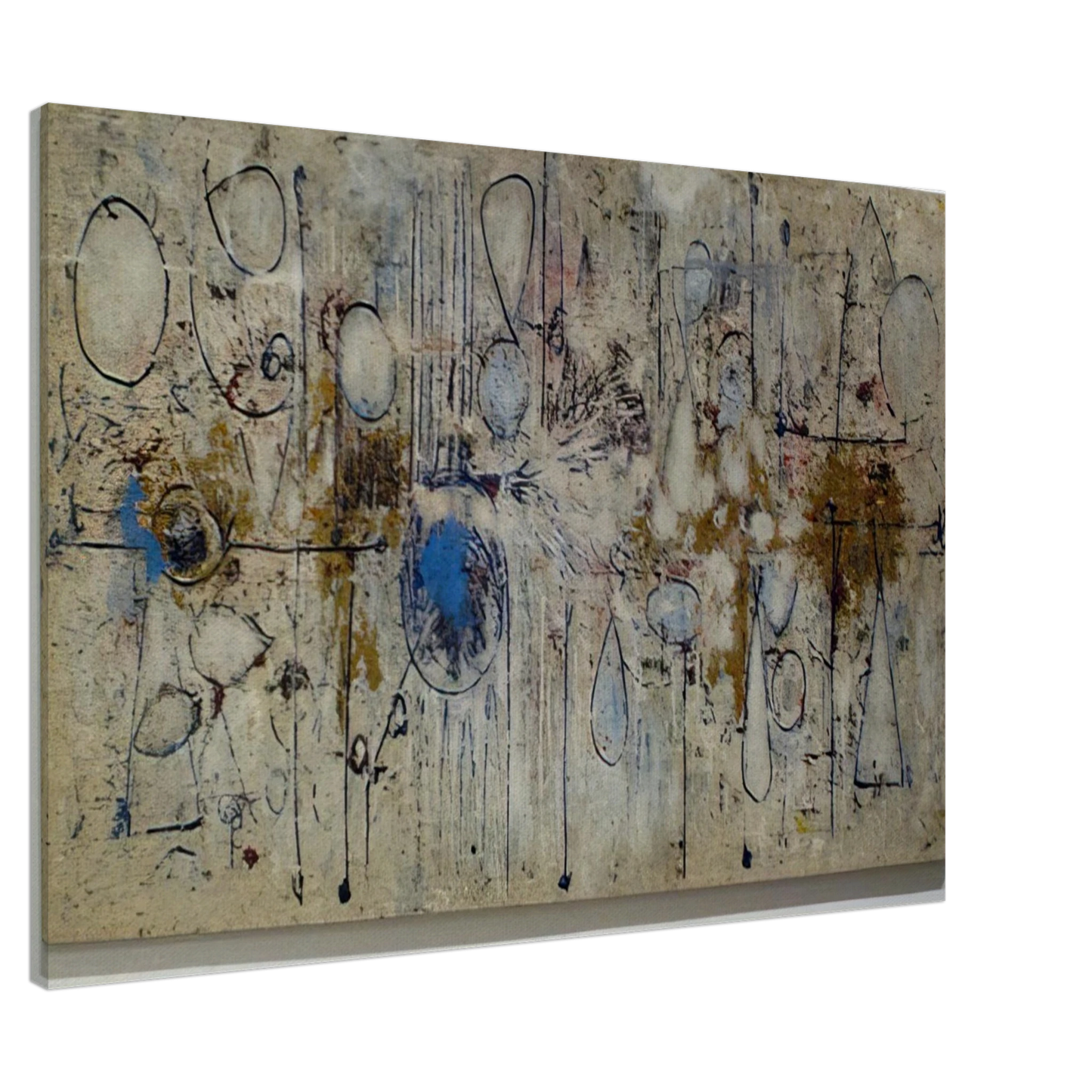 Richard Pousette-Dart - By the Sea Canvas - 20x30 cm / 8x12 inches-canvas