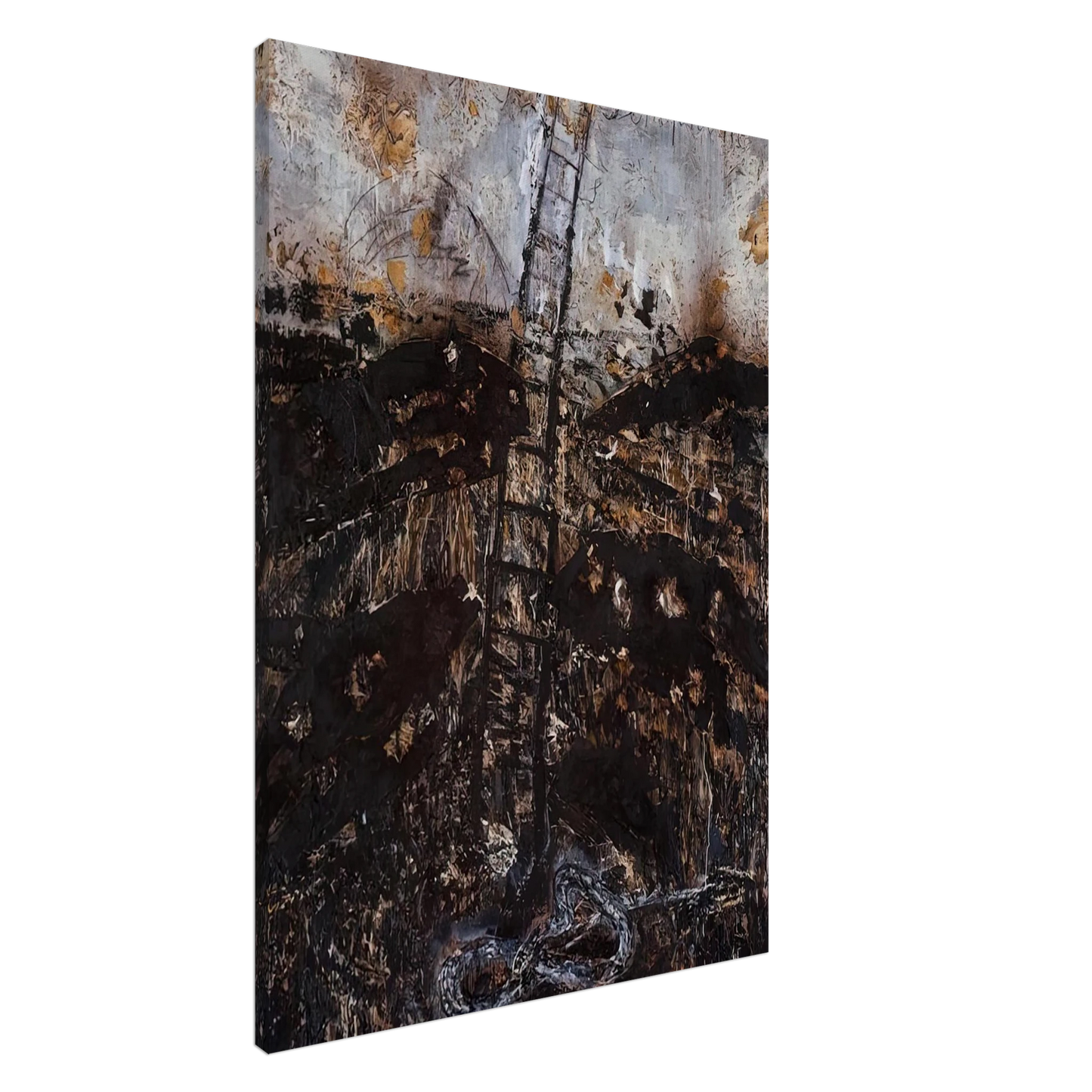 Anselm Kiefer - SERAPHIM 1984 Canvas - 20x30 cm / 8x12 inches-canvas