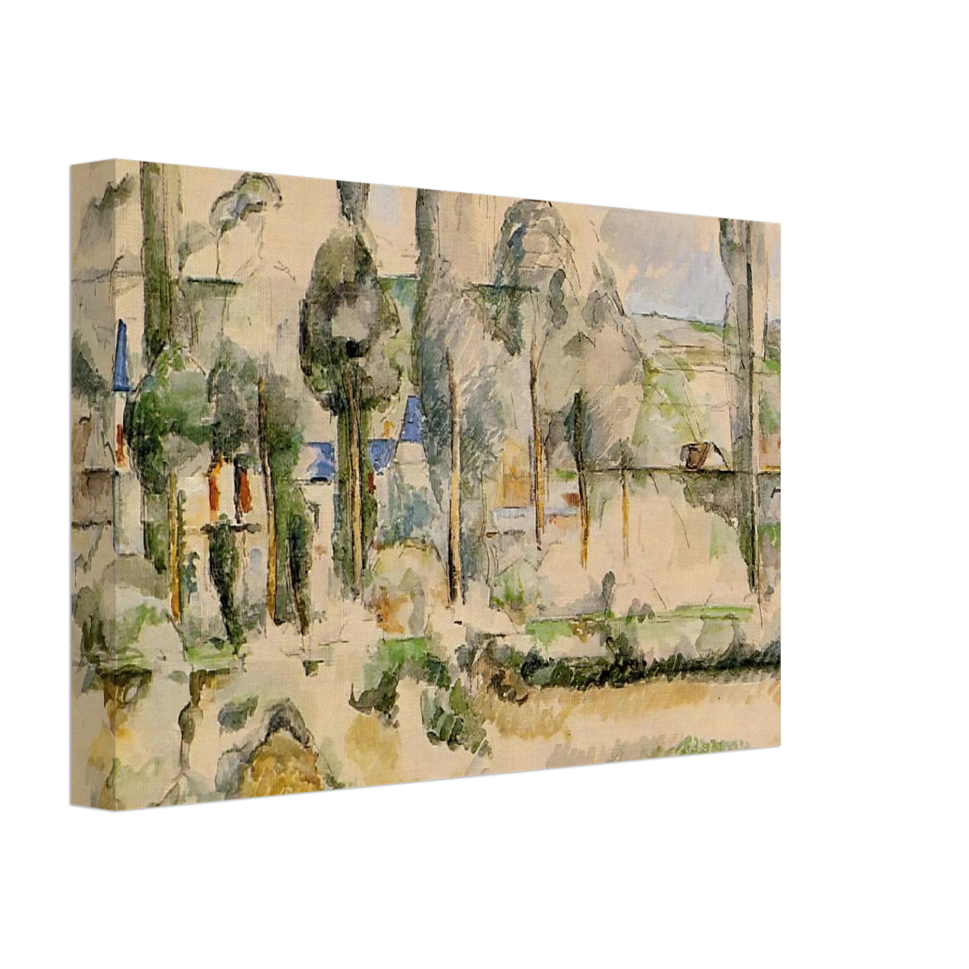 Paul Cezanne - Chateau de Madan Canvas - 70x100 cm / 28x40 inches-canvas