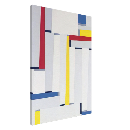 Fritz Glarner - Relational Painting #55 - 1951 Canvas - 20x30 cm / 8x12 inches-canvas