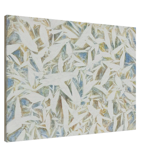 Simon Hantai - Untitled - 1971 Canvas - 20x30 cm / 8x12 inches-canvas