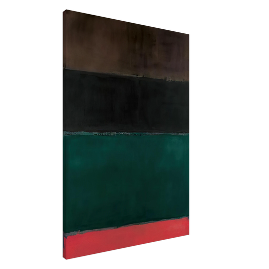 Mark Rothko - Untitled Red-Brown, Black, Green, Red - 1962 Canvas - 20x30 cm / 8x12 inches-canvas