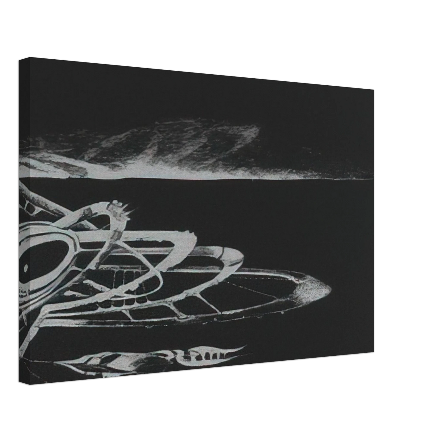 Lee Bontecou - UNTITLED FROM THE NEW YORK COLLECTION FOR STOCKHOLM 1973 Canvas - 70x100 cm / 28x40 inches-canvas