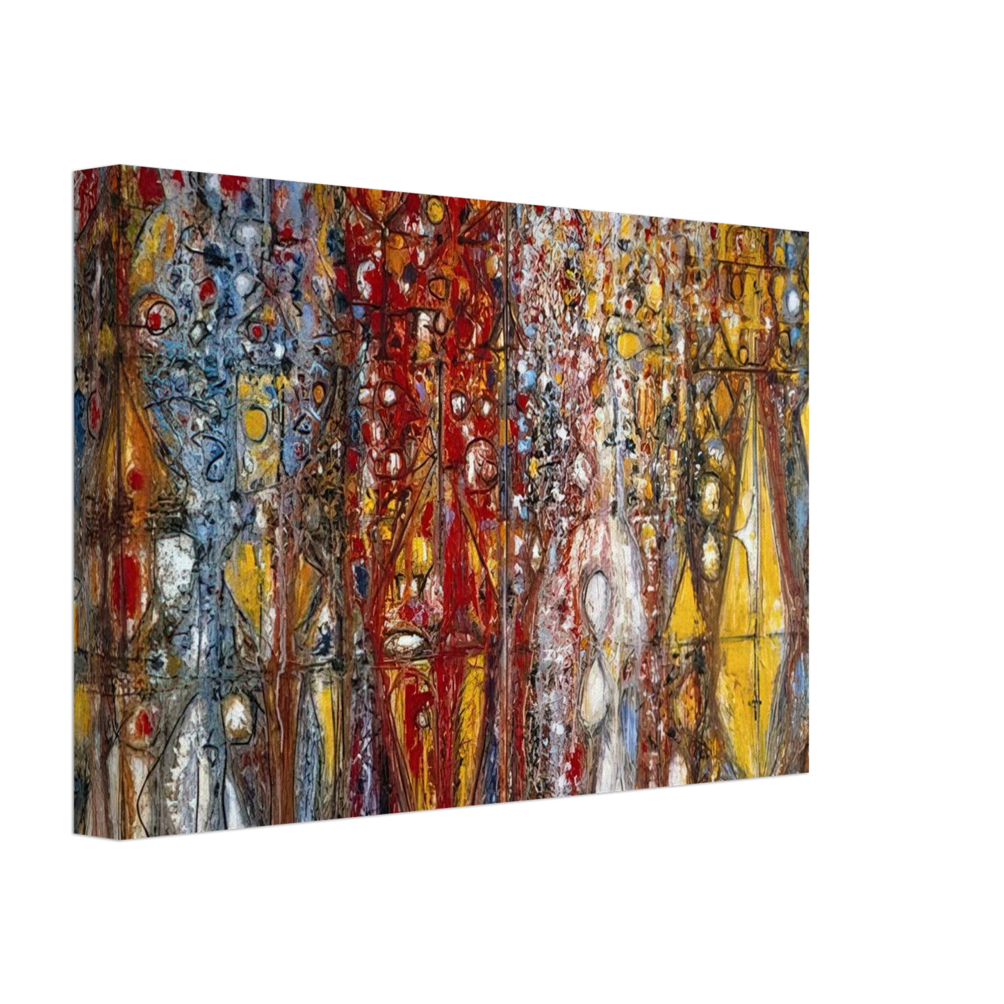 Richard Pousette-Dart - Blood Wedding Canvas - 40x60 cm / 16x24 inches-canvas