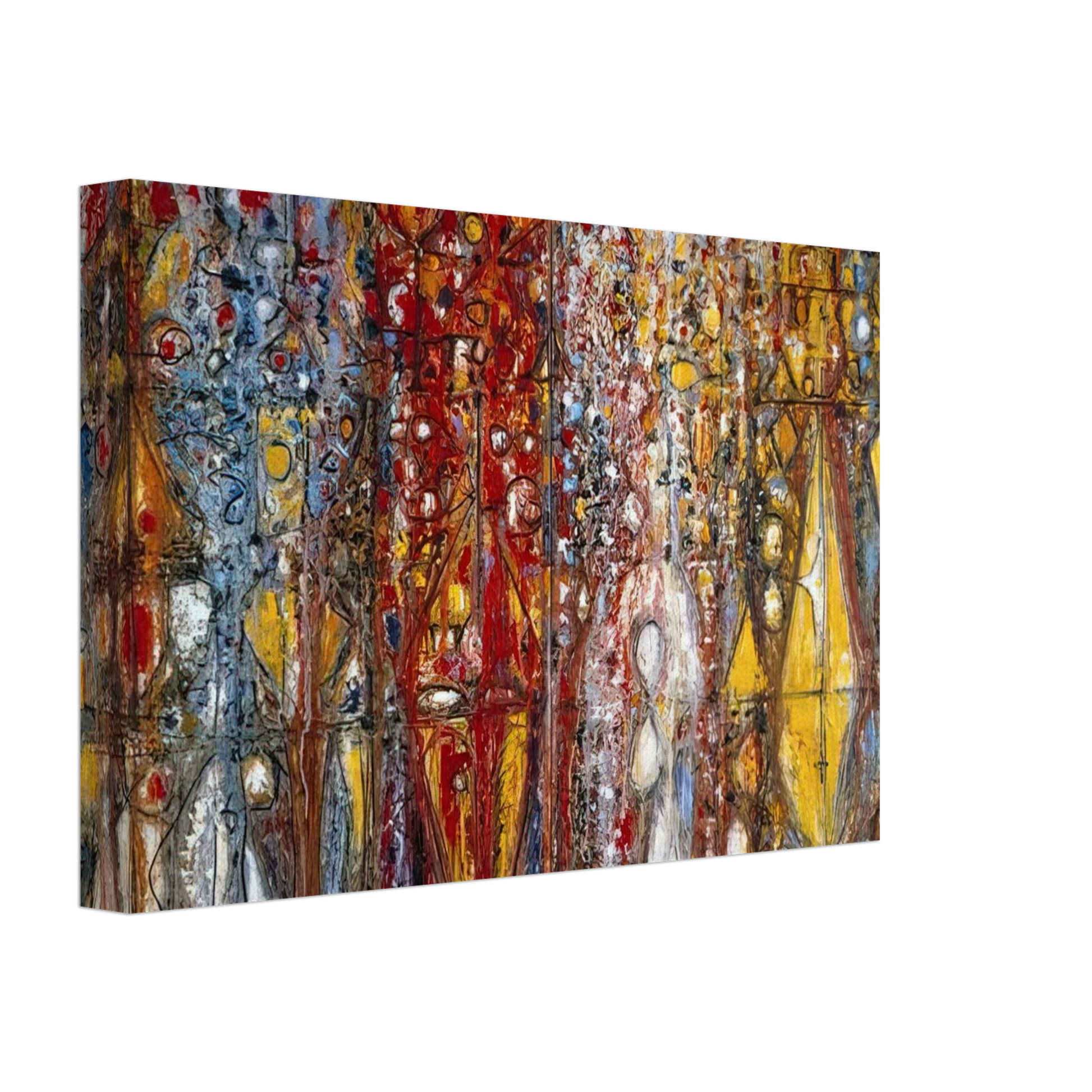 Richard Pousette-Dart - Blood Wedding Canvas - 40x60 cm / 16x24 inches-canvas