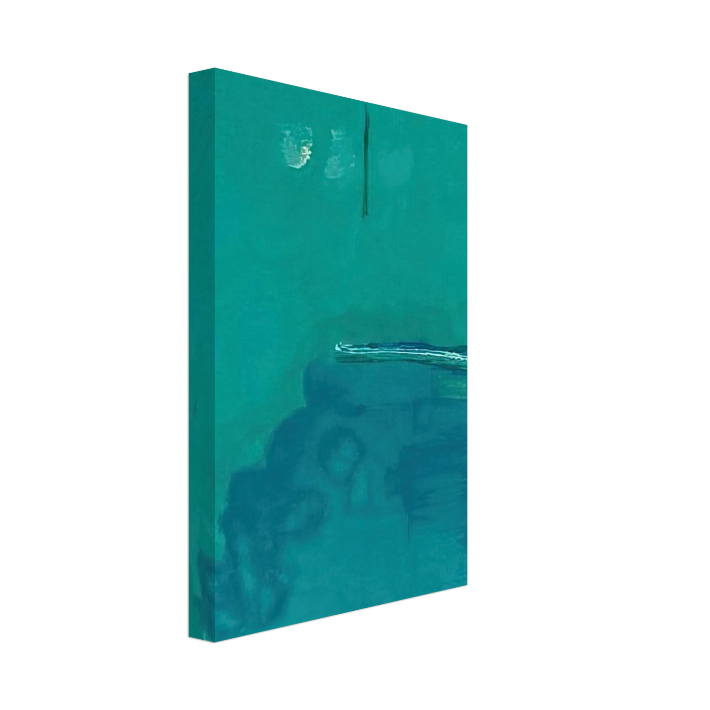 Helen Frankenthaler - Contentment Island - 2004 Canvas - 40x60 cm / 16x24 inches-canvas