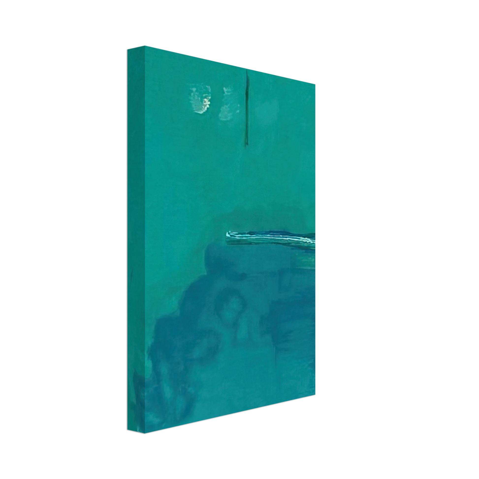 Helen Frankenthaler - Contentment Island - 2004 Canvas - 40x60 cm / 16x24 inches-canvas