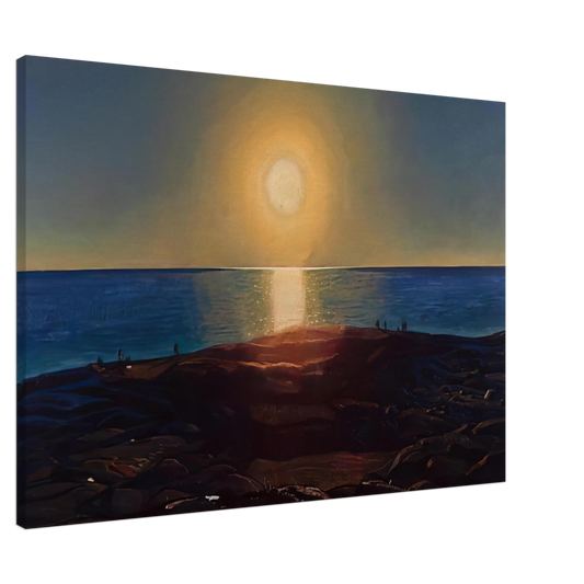 Rockwell Kent - Calm and Free Maine Coast Canvas - 20x30 cm / 8x12 inches-canvas